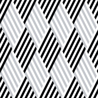 Siyah ve gümüş çizgili desen