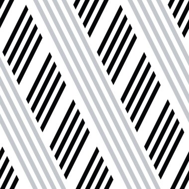 Siyah ve gümüş çizgili desen