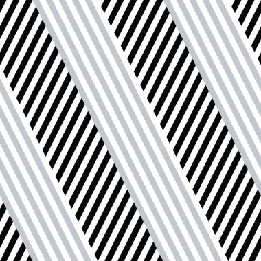 Siyah ve gümüş çizgili desen