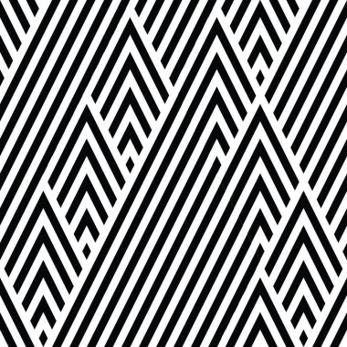 Eğik siyah segmentli pürüzsüz desen