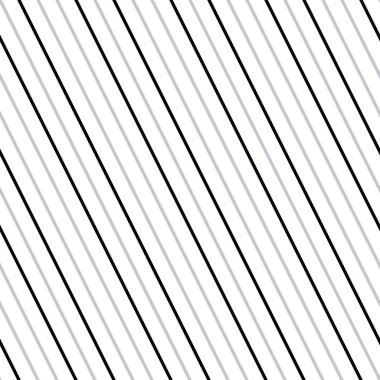 Eğik siyah ve gümüş gri bantlı pürüzsüz desen