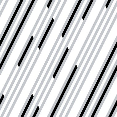 Eğik siyah ve gümüş gri bantlı pürüzsüz desen