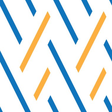 Eğimli renkli segmentlere sahip kusursuz desen