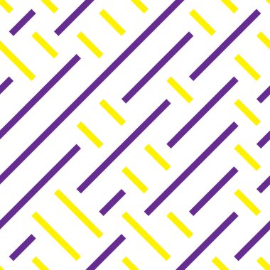 Eğimli renkli segmentlere sahip kusursuz desen