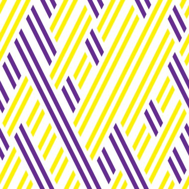 Eğimli renkli segmentlere sahip kusursuz desen