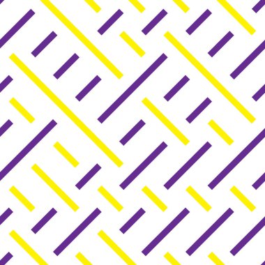 Eğimli renkli segmentlere sahip kusursuz desen