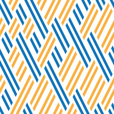 Eğimli renkli segmentlere sahip kusursuz desen