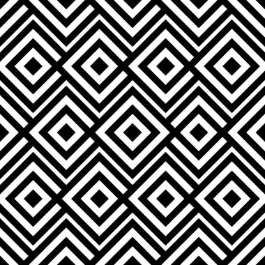 Siyah kareli pürüzsüz desen