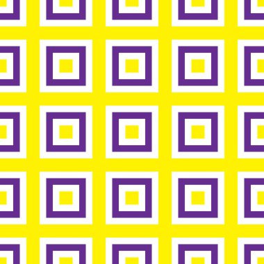 Renkli karelerle kusursuz desen