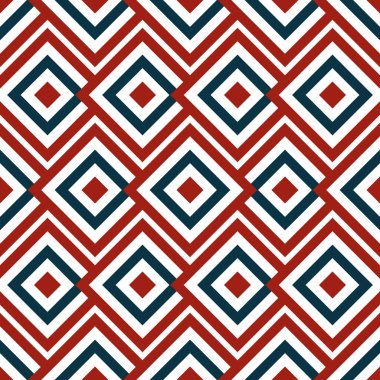 Renkli karelerle kusursuz desen