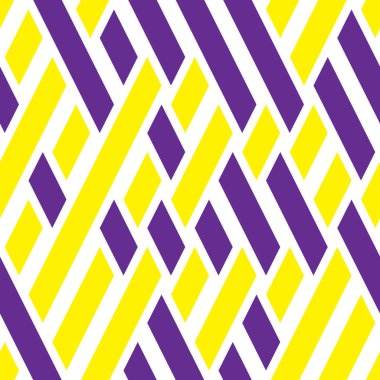Eğik renkli bantlarla kusursuz desen