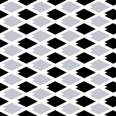 Siyah ve gümüş gri geometrik formlara sahip pürüzsüz arkaplan