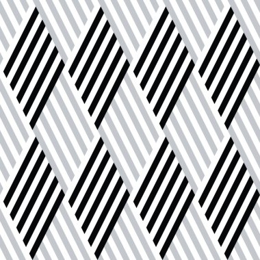 Eğik siyah segmentli pürüzsüz desen