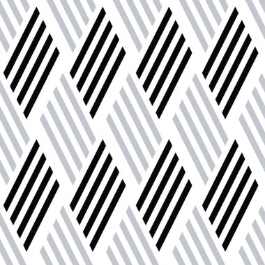 Eğik siyah segmentli pürüzsüz desen