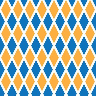 Eğik renkli bantlarla kusursuz desen