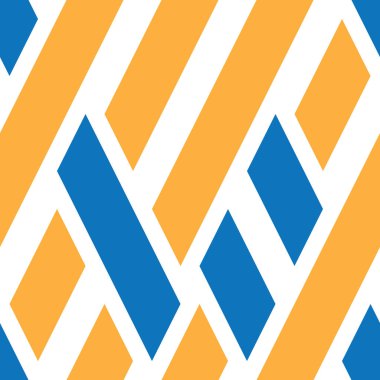 Eğik renkli bantlarla kusursuz desen