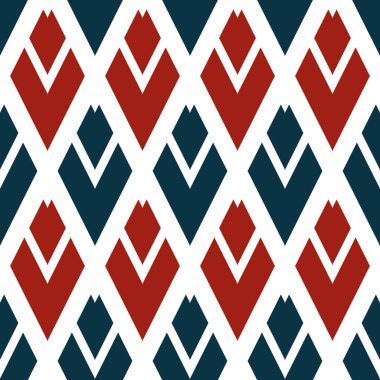 Eğik renkli bantlarla kusursuz desen