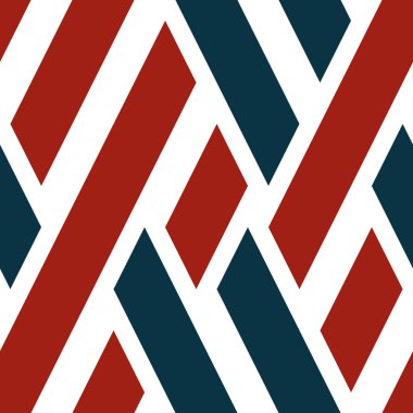 Eğik renkli bantlarla kusursuz desen