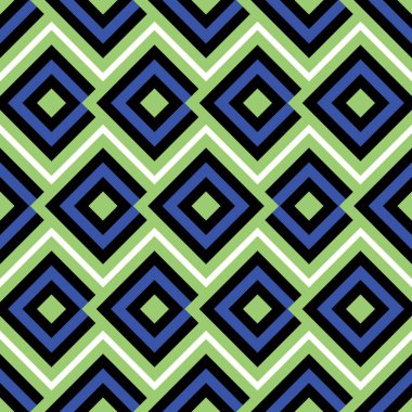 Eğik renkli bantlarla kusursuz desen