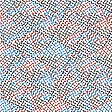 Eğik renkli bantlarla kusursuz desen