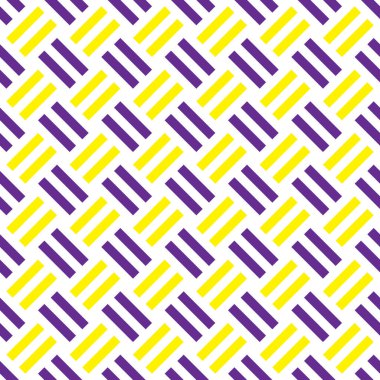 Eğik renkli bantlarla kusursuz desen