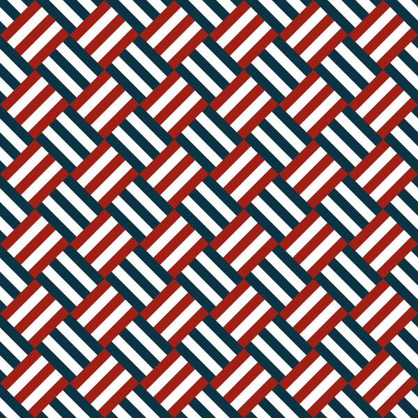 Seamless pattern with oblique colored bands