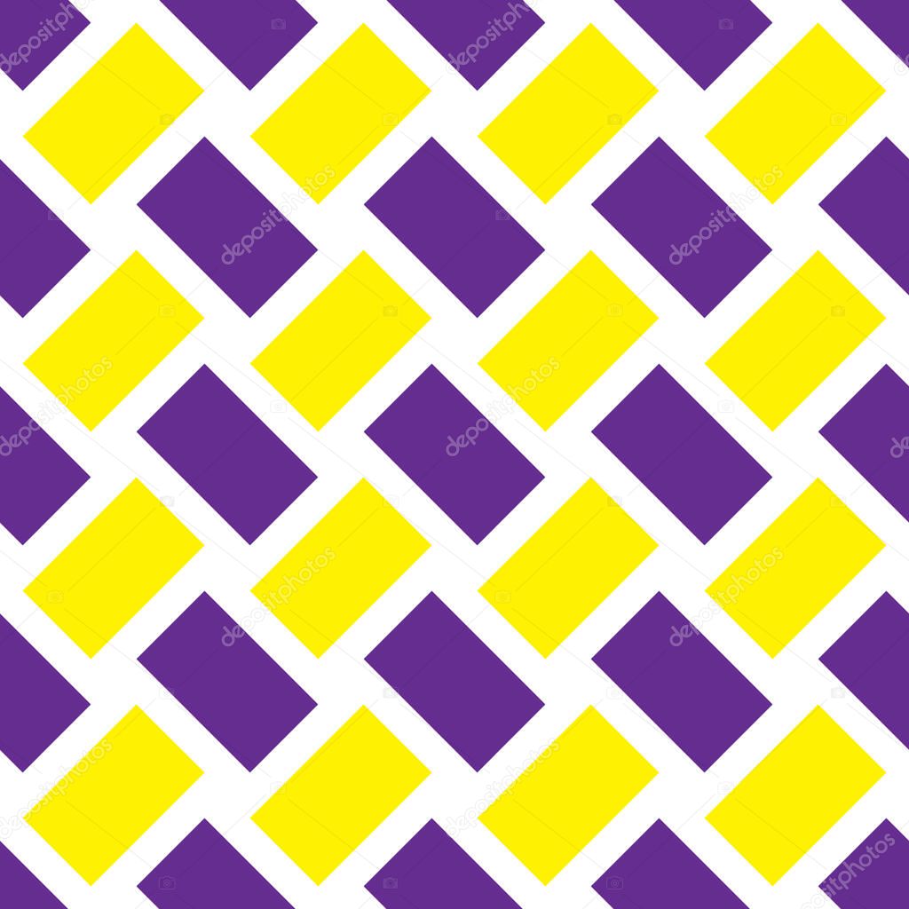 Бесшовный рисунок с косой цветной полосой