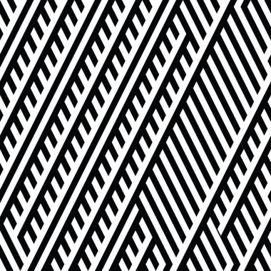 Siyah ve beyaz çizgileri olan kusursuz desen