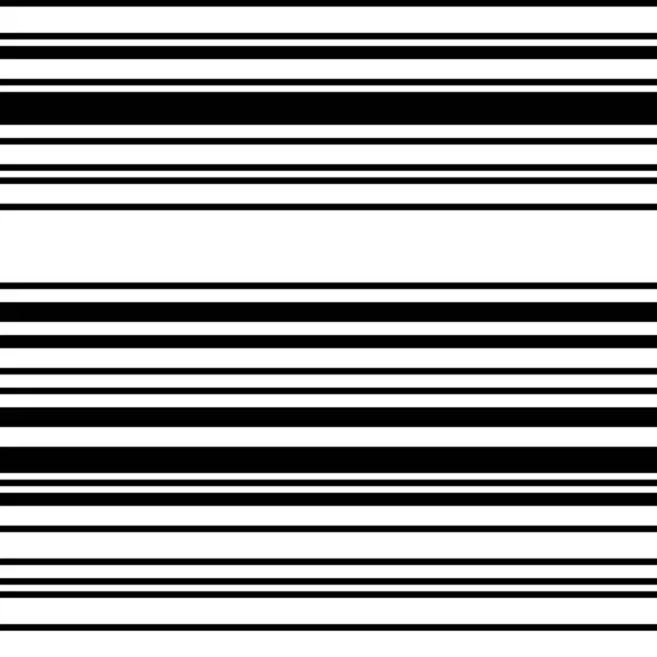 Seamless Pattern Horizontal Black Lines — Stock Vector