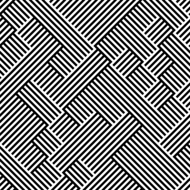 Eğik siyah segmentli pürüzsüz desen