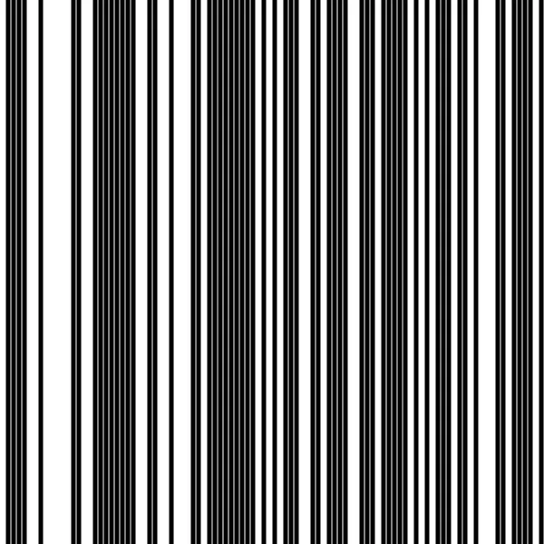 Seamless Pattern Vertical Black Lines — Stock Vector