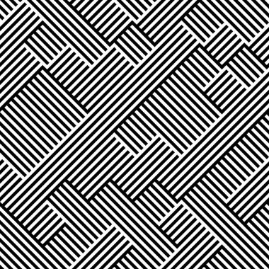 Eğik siyah segmentli pürüzsüz desen