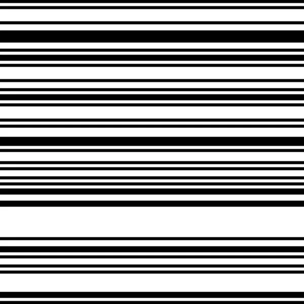 Naadloos Patroon Met Horizontale Zwarte Lijnen — Stockvector