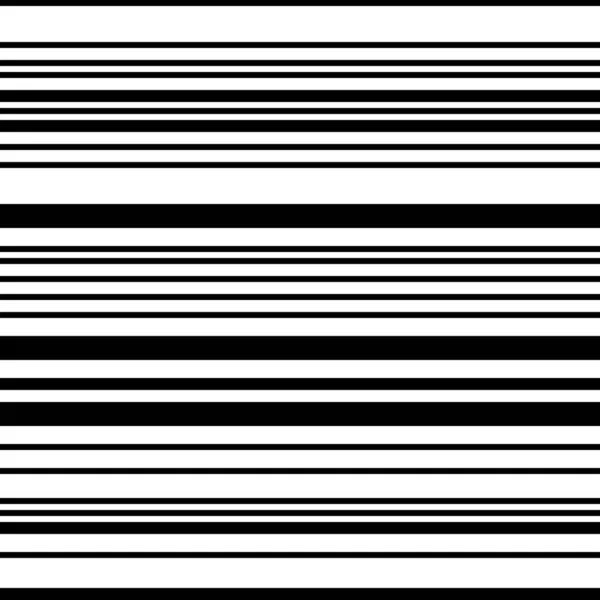 Seamless Pattern Horizontal Black Lines — Stock Vector