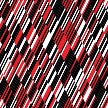 Eğimli renkli segmentlere sahip kusursuz desen