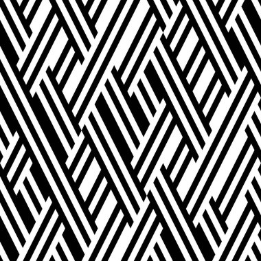 Eğik siyah segmentli pürüzsüz desen