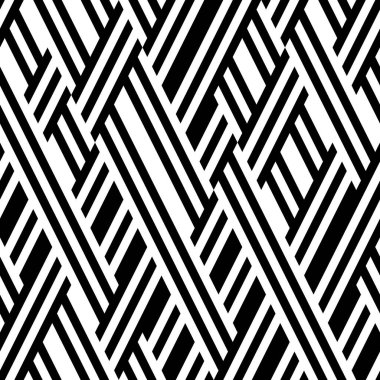 Eğik siyah segmentli pürüzsüz desen