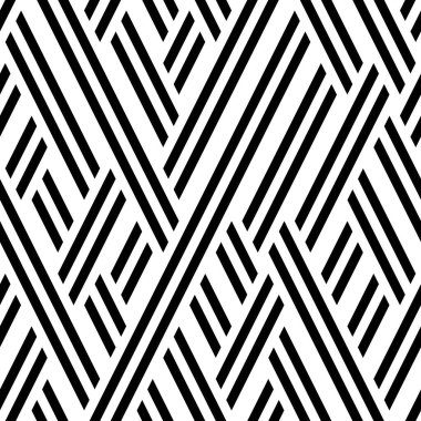 Eğik siyah segmentli pürüzsüz desen