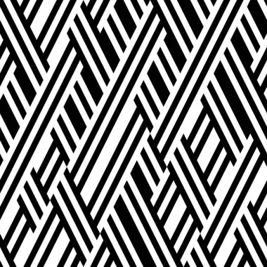 Eğik siyah segmentli pürüzsüz desen