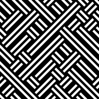 Eğik siyah segmentli pürüzsüz desen