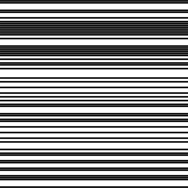 Modèle Sans Couture Avec Des Lignes Noires Horizontales — Image vectorielle