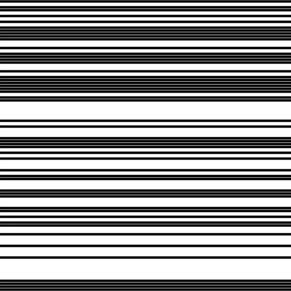Απρόσκοπτη Μοτίβο Οριζόντιες Μαύρες Γραμμές — Διανυσματικό Αρχείο