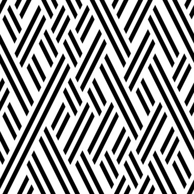 Eğik siyah segmentli pürüzsüz desen