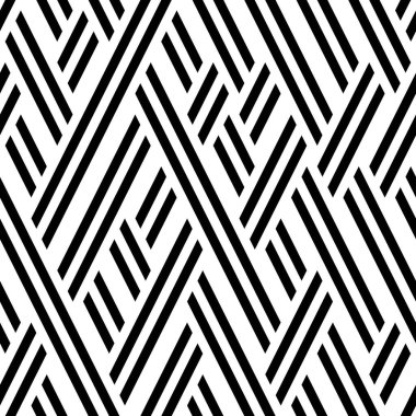 Eğik siyah segmentli pürüzsüz desen