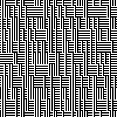 Siyah çizgileri olan kusursuz desen