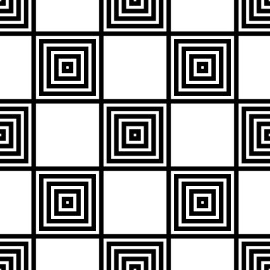 Siyah kareli pürüzsüz desen