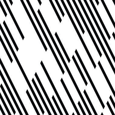 Eğik siyah segmentli pürüzsüz desen