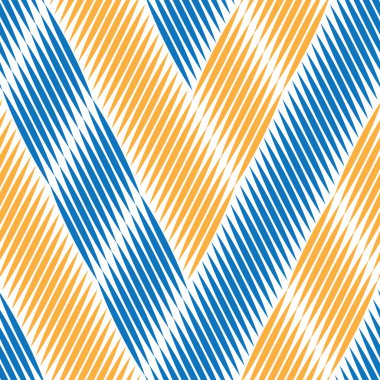 Eğimli renkli segmentlere sahip kusursuz desen