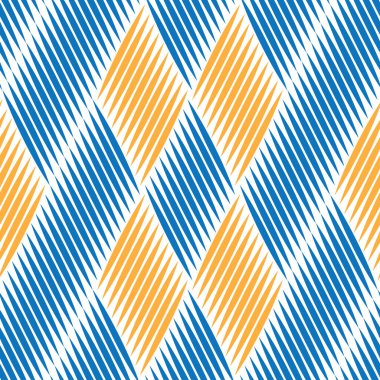 Eğimli renkli segmentlere sahip kusursuz desen