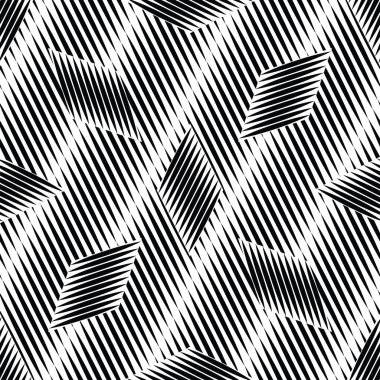 Eğik siyah bantlı pürüzsüz desen